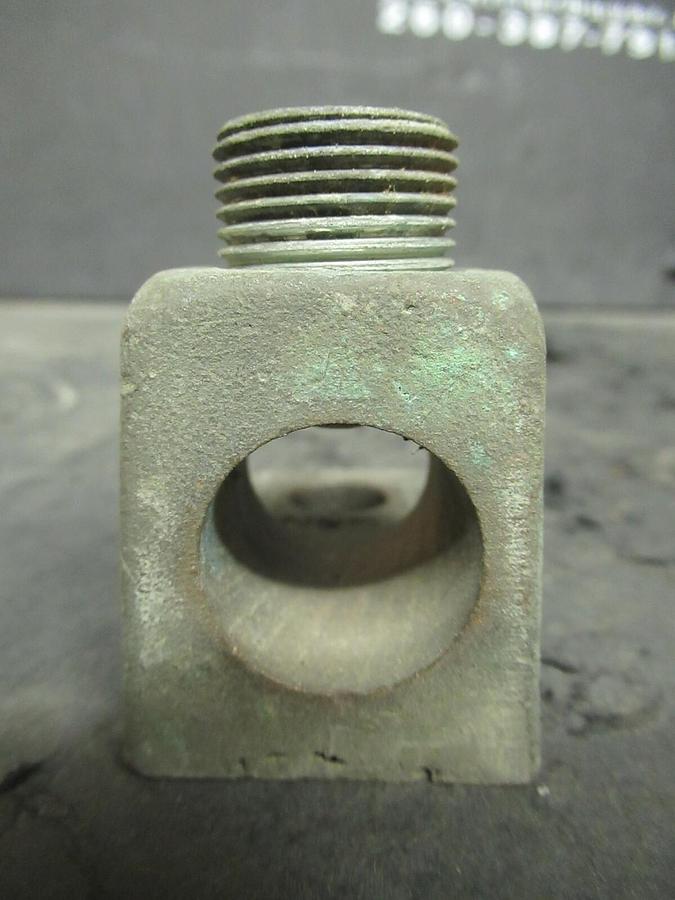 Used (3 QTY) BURNDY SINGLE BARREL CONNECTOR TERMINAL LUG SET 4/0 - 500 MCM KA34