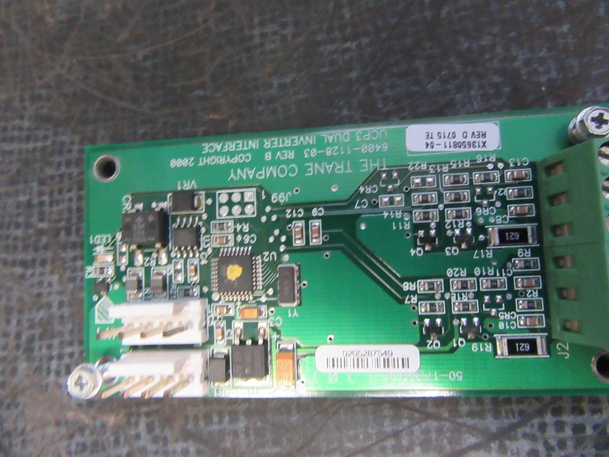 Used TRANE 6400-1128-03 REV B DUAL INVERTER INTERFACE CIRCUIT BOARD **WARRANTY**