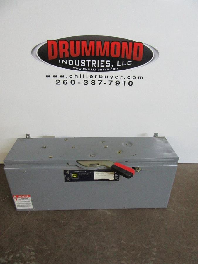 Used SQUARE D QMB SAFETY DISCONNECT SWITCH QMB324W 200 AMP 240 VAC 3-POLE TYPE 1 ENCL