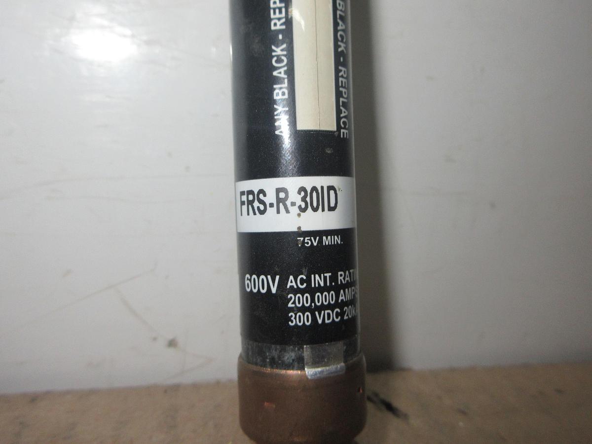 Used LITTELFUSE INDICATOR FUSE FLSR-30-ID 30 AMP 600 VAC