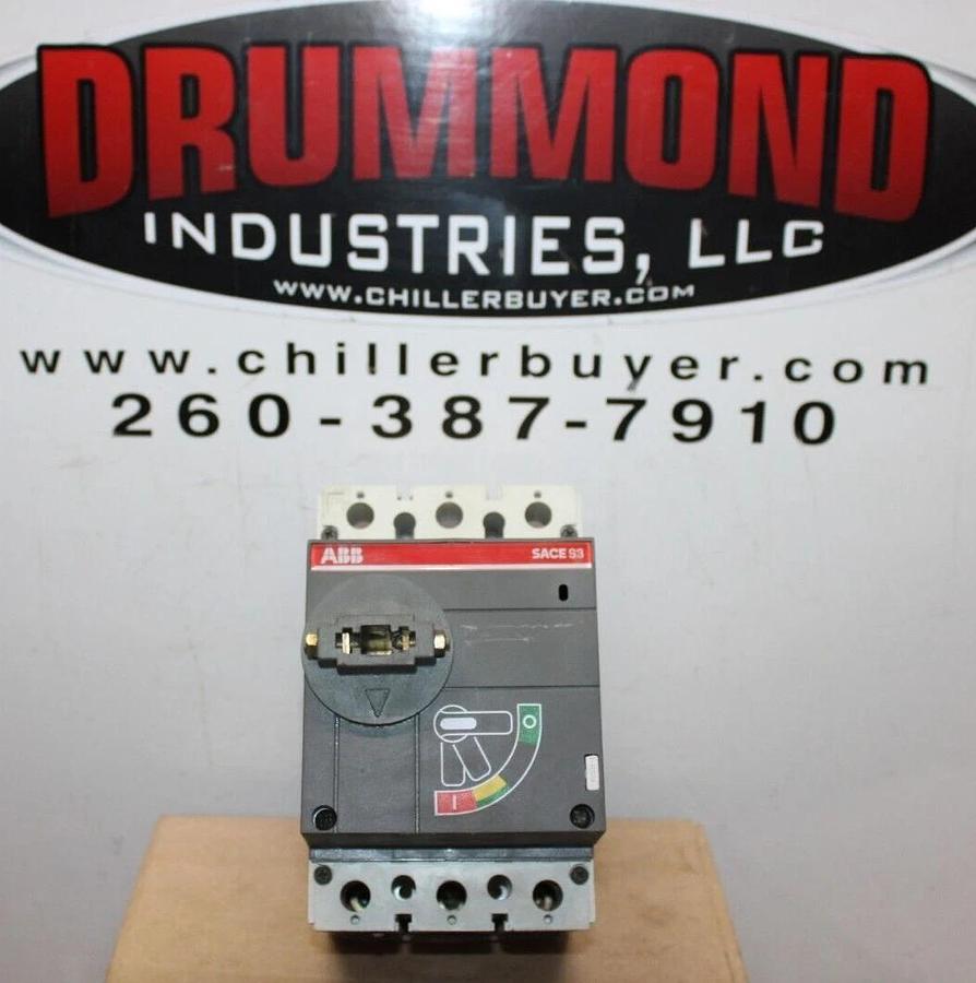 Used ABB MOLDED CASE SWITCH SACE S3 S3H 225 AMP 3-POLE 480 VOLT *WARRANTY*
