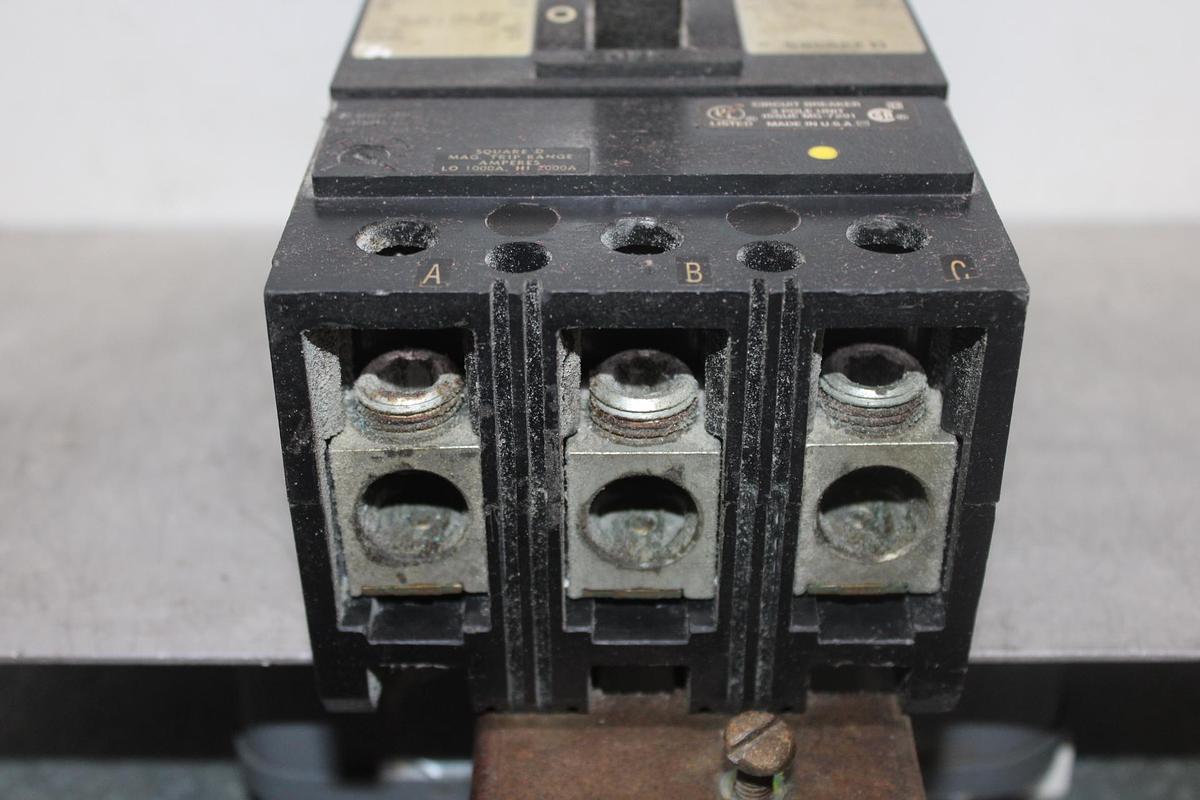 Used SQUARE D I-LINE CIRCUIT BREAKER LC36600 600 AMP 600 VAC 3-POLE