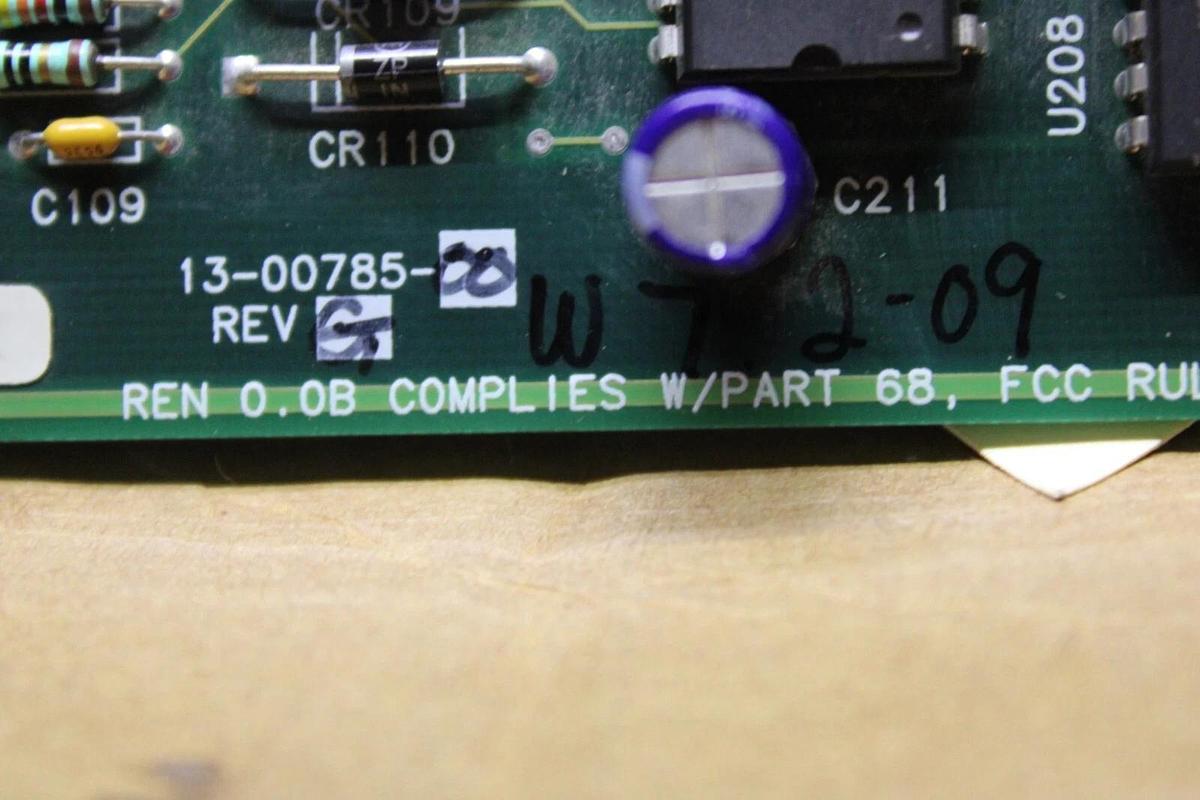 Used ADC KENTROX TSERV-11C CSU CIRCUIT BOARD 13-00785-00 REV. G F814HV-17152-DE-N