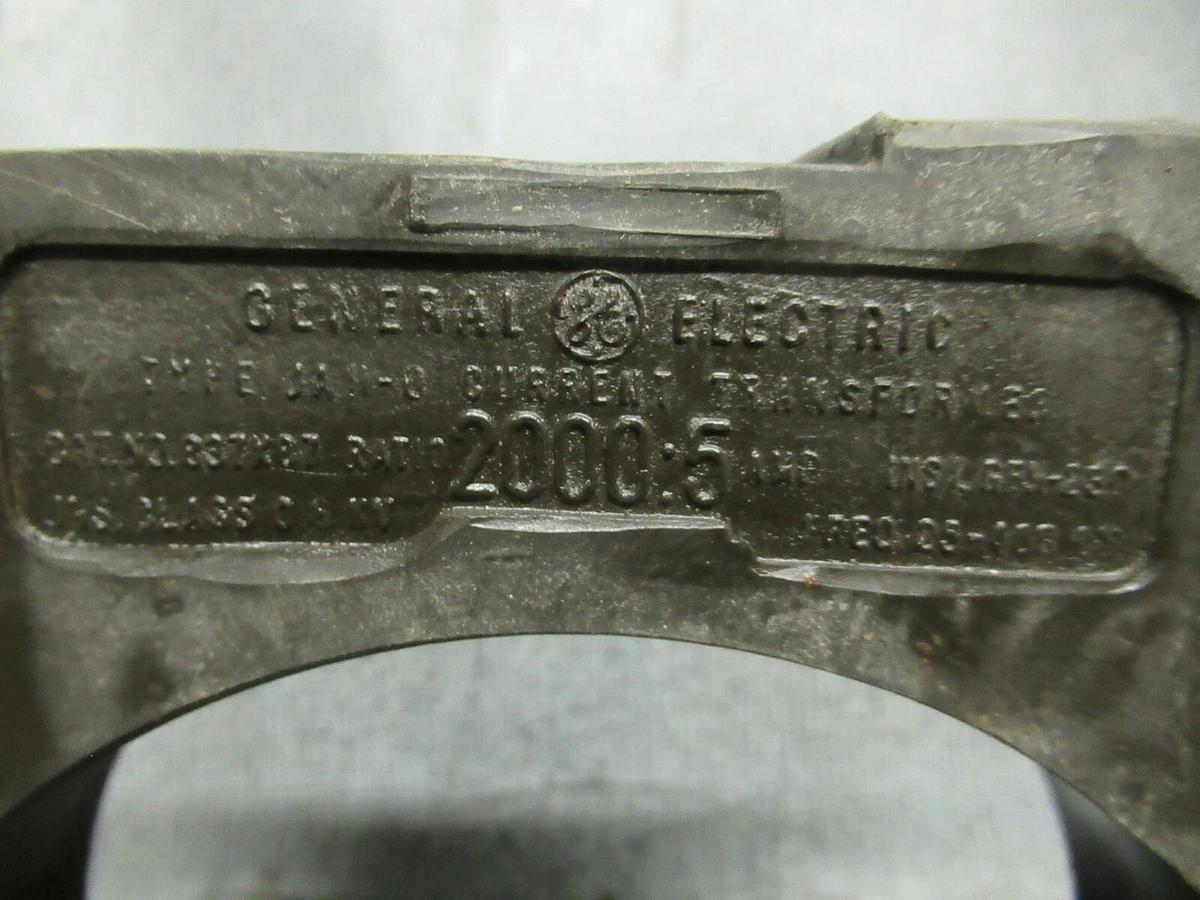 Used GENERAL ELECTRIC CURRENT TRANSFORMER 837X87 RATIO: 2000:5 A 50-400 HZ