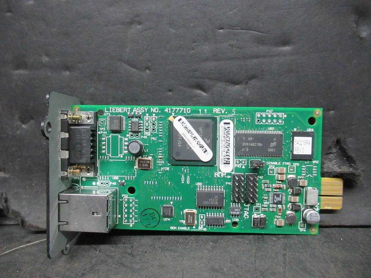 Used EMERSON INTELLI-SLOT WEB CARD IS-IPBML 417771G11 REV. 5 **WARRANTY INCLUDED**