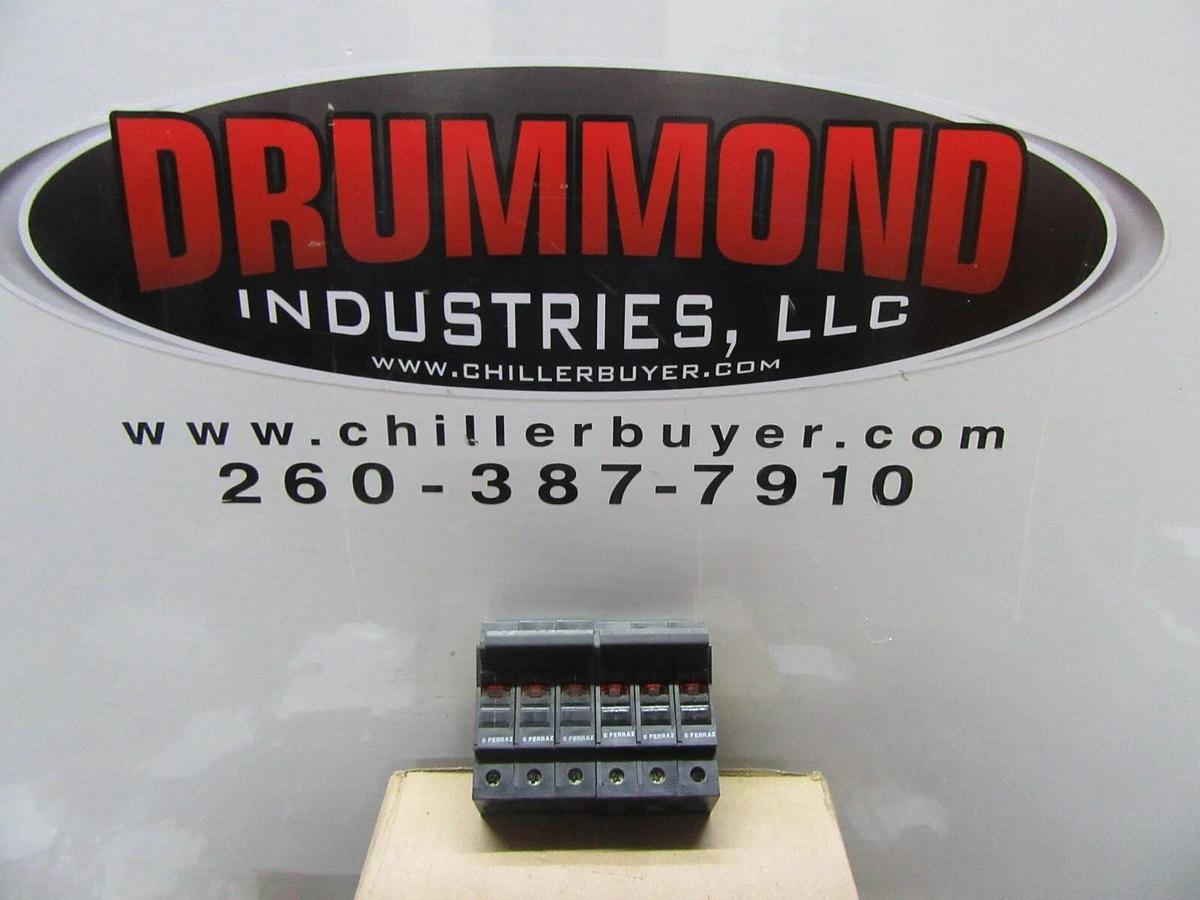 Used LOT OF 2 FERRAZ FUSE HOLDER ST-1 M-81-224 600V 32A 3-POLE **WARRANTY**