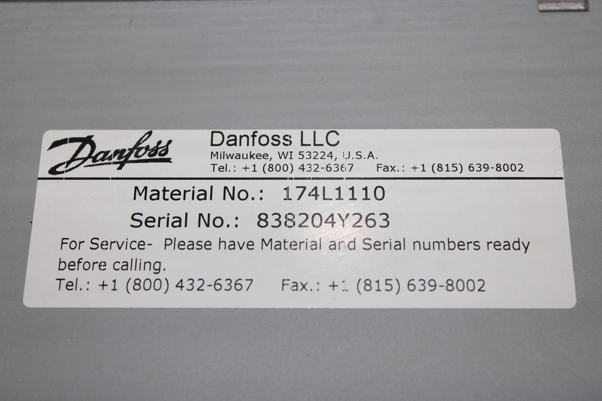 Used DANFOSS VLT HVAC DRIVE 131B7376 240 VAC 16.7 AMP 5 HP **WARRANTY INCLUDED**