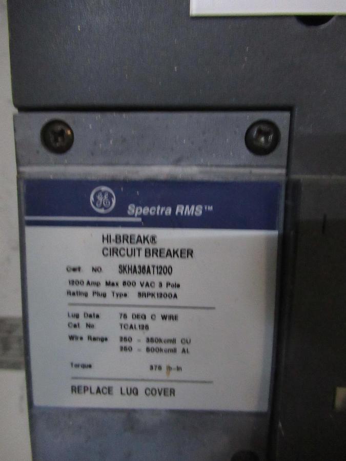 Used 800 AMP 480 V ZENITH AUTOMATIC TRANSFER SWITCH ZTG5A80ES-7 GE EPM 3000P GFI SUITABLE FOR SERVICE ENTRY
