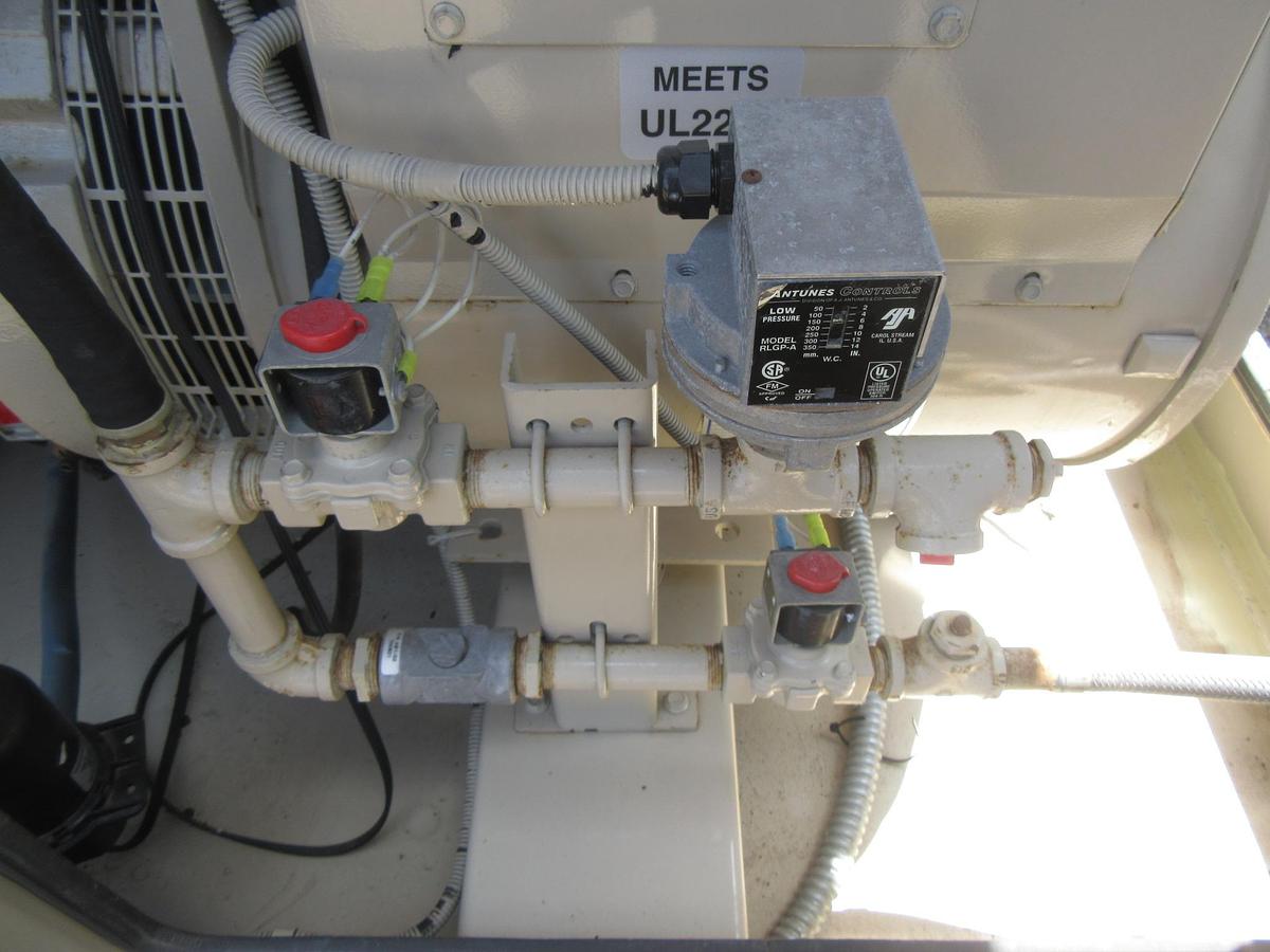 Used 30 KW NATURAL GAS PROPANE GENERATOR KATOLIGHT 120/240V RE-CONNECTABLE 347HRS VIDEO WE SHIP