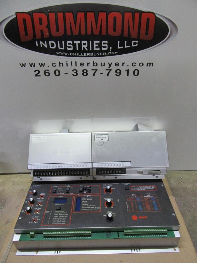 Used TRANE CHILLER CONTROL MODULE  X13650309-05 W/ X13650344-03 & X13650307-01