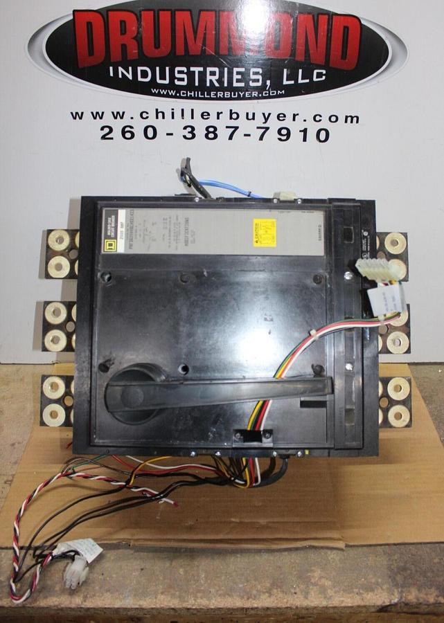 Used SQUARE D DC CIRCUIT BREAKER PAF362000DCM021433 W/ AUX. SWITCH & SHUNT TRIP