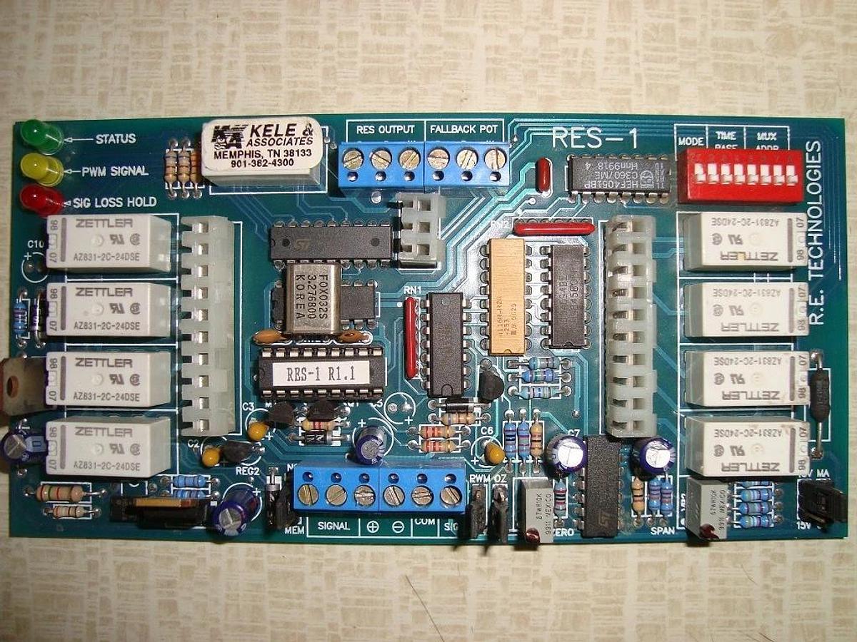 KELE WENTECH UNIVERSAL RESISTANCE TRANSDUCER CONTROL BOARD RES-1 W/ RES-3K