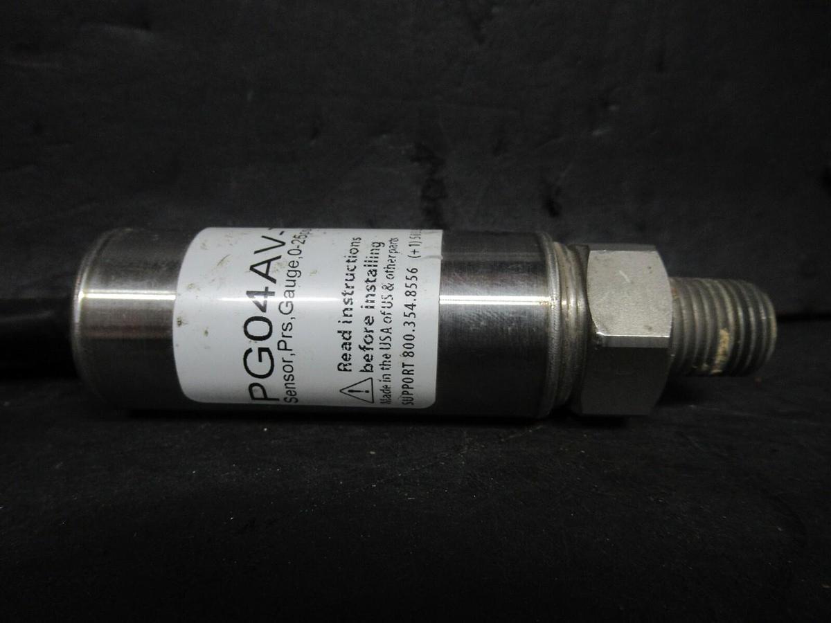 Used SCHNEIDER PRESSURE GAUGE / SENSOR PG04AV-T1 25 PSI 3-WIRE 10 VOLT **WARRANTY**