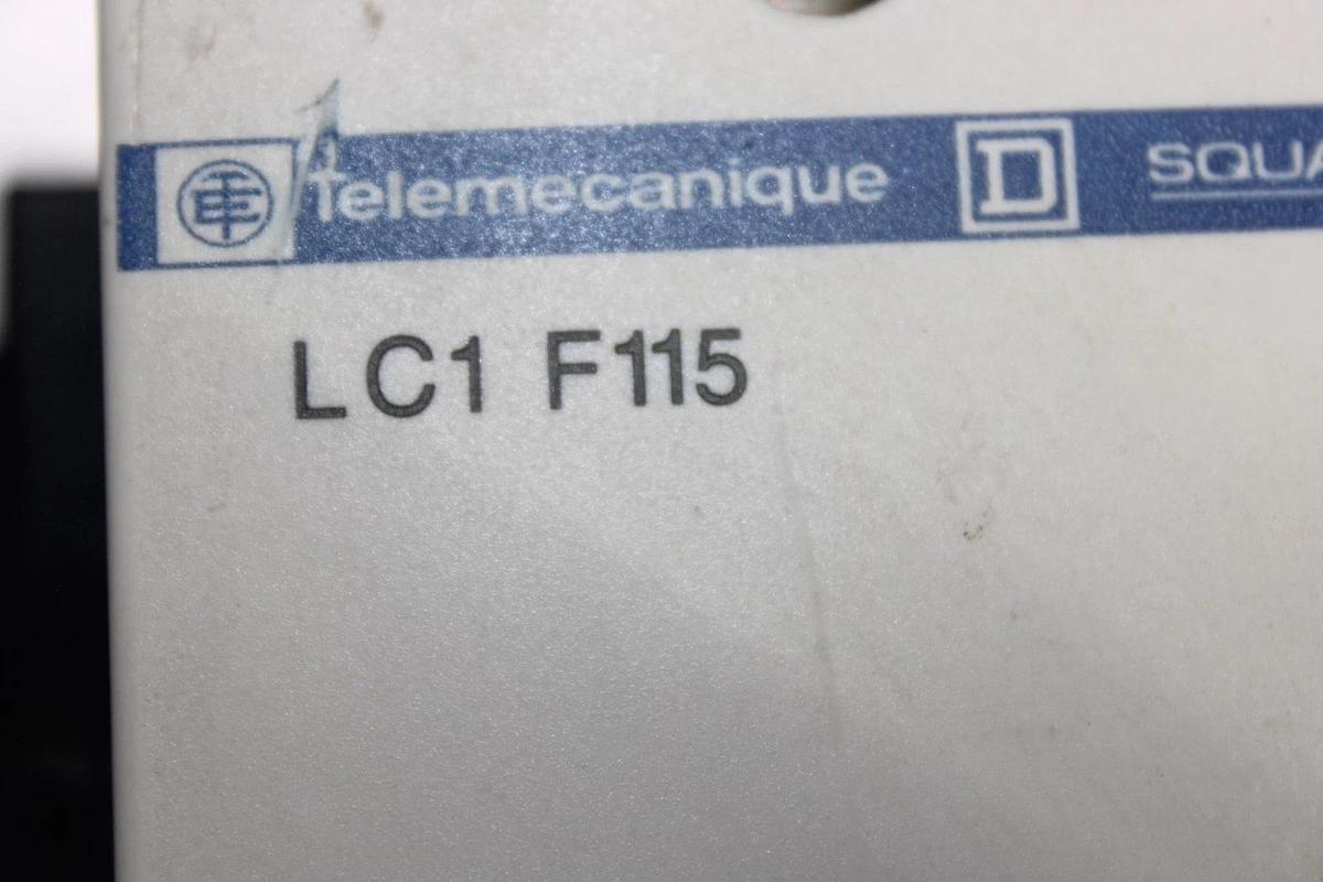 Used TELEMECANIQUE CONTACTOR LC1F115 600 VAC 175 AMP 3-POLE *WARRANTY*