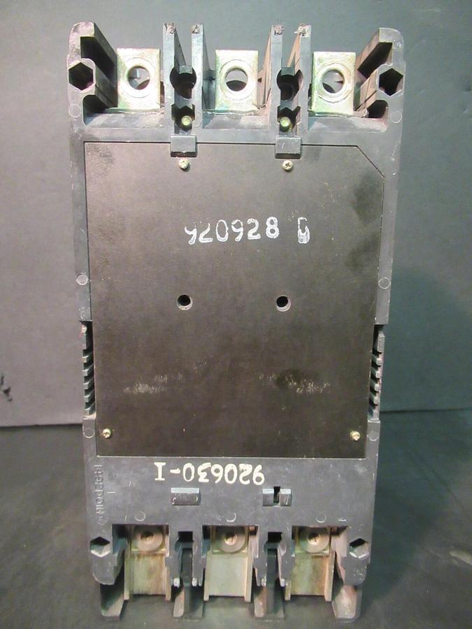 Used WESTINGHOUSE MOLDED CASE SWITCH KDB3400KX9 400 AMP 600 VAC 3-POLE KDB-K