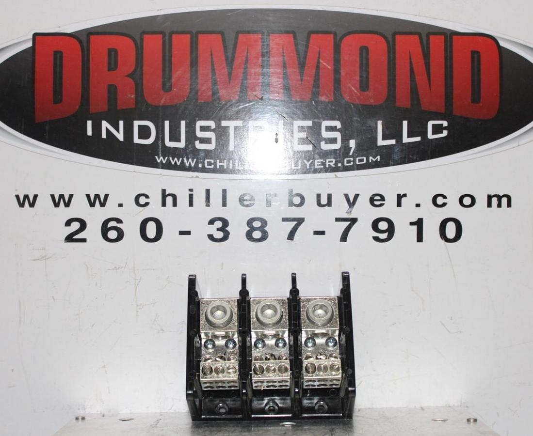 Used SQUARE D WIRE TERMINAL BLOCK 9080-LBC363106 300 AMP 600 VOLT 3-POLE **WARRANTY**