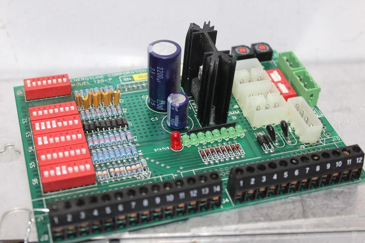 Used ENERGYLINE CIRCUIT BOARD 120-P 120P-04 REV. A **WARRANTY INCLUDED**