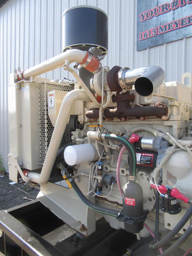 Used 60 KW DIESEL GENERATOR KATOLIGHT 120/240V RE-CONNECTABLE 786 HRS VIDEO WE SHIP
