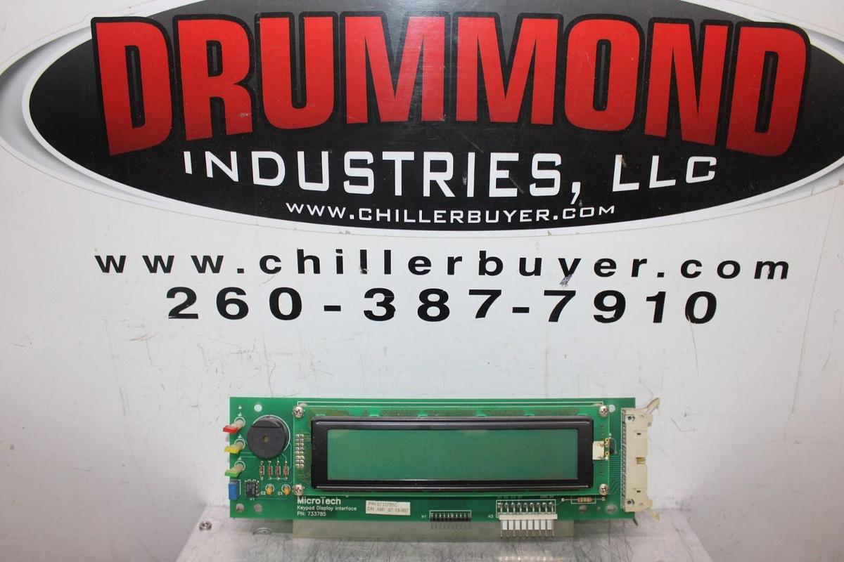 Used MCQUAY MICROTECH DISPAY CIRCUIT BOARD 0733785C **WARRANTY INCLUDED**