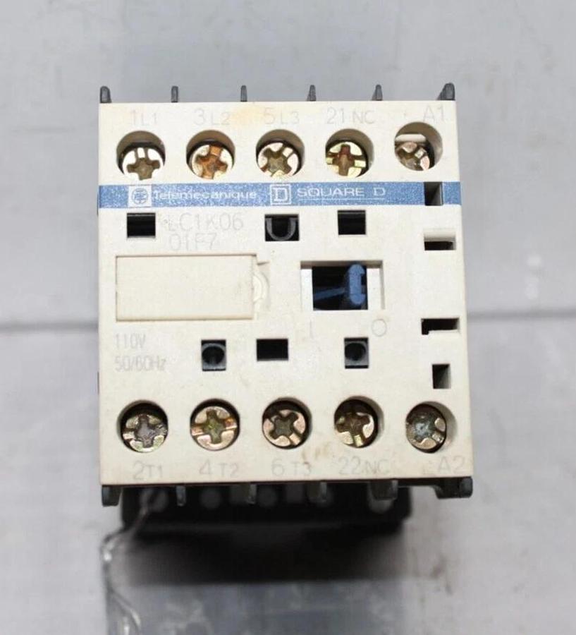 Used TELEMECANIQUE CONTACTOR LC1K0601F7 15 AMP 600 VAC 3 HP COIL: 110V *WARRANTY*