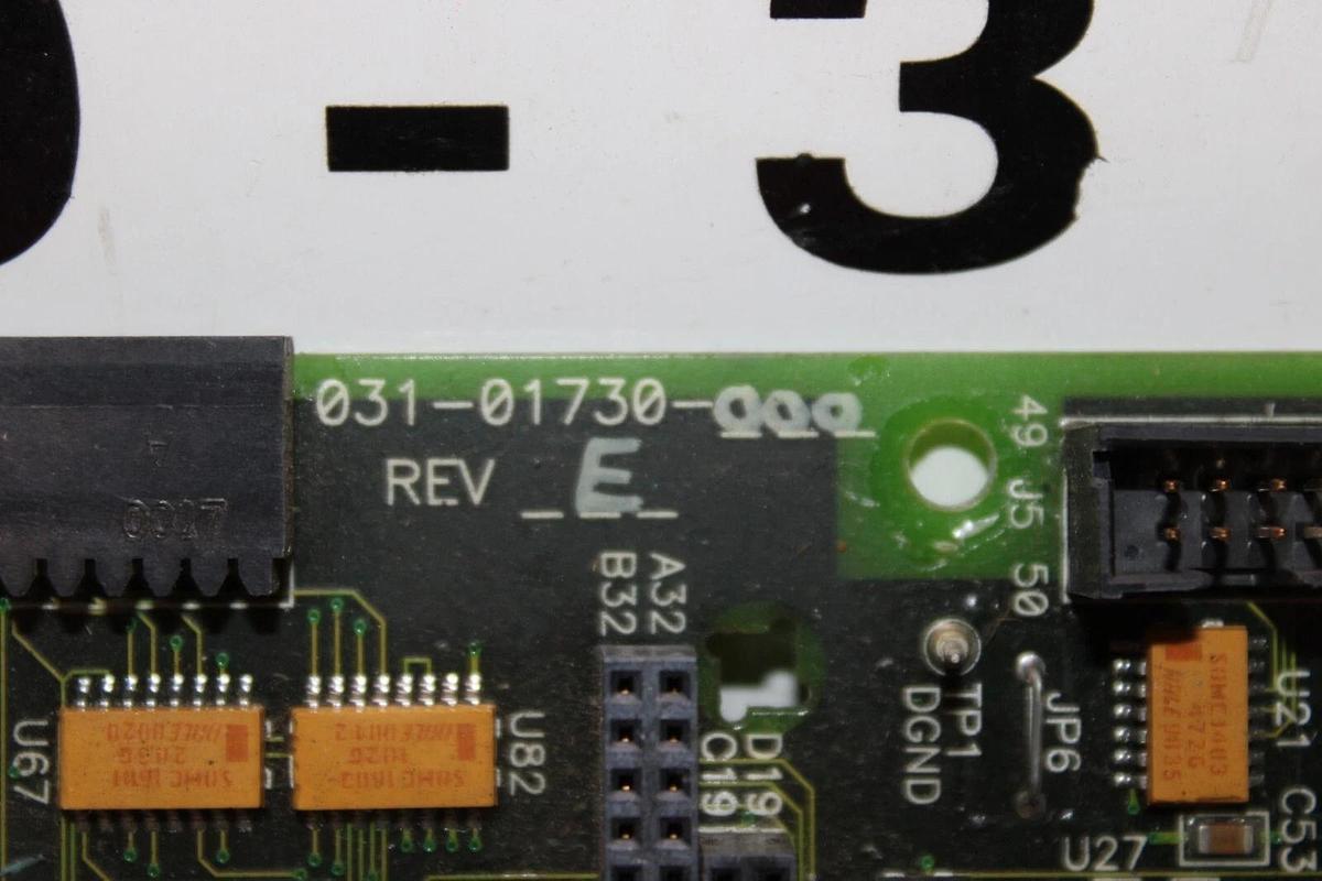 Used YORK HVAC CHILLER CONTROL CIRCUIT BOARD 031-01730-000 REV. E W/ 4MB MEMORY