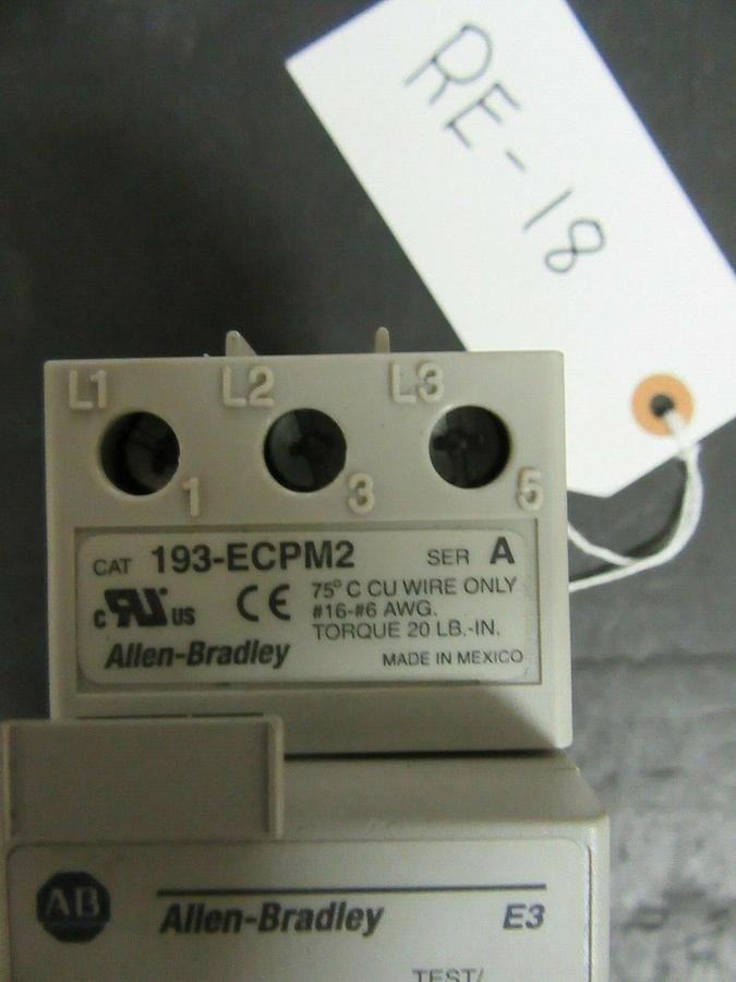 Used ALLEN BRADLEY SOLID STATE RELAY OVERLOAD 592-EC1CC SER. B 5-25 AMP **WARRANTY!**