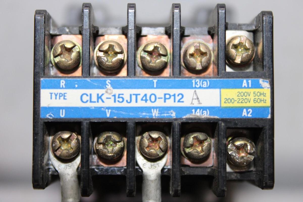Used TOJAMI MAGNETIC SWITCH STARTER T-11J-S50 4.2 AMP W/ CLK-15JT40-P12 RELAY