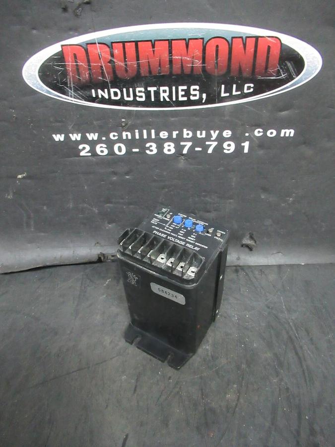 Used INSTRUMENT TRANSFORMERS PHASE VOLTAGE RELAY LPVR-480-10 10 AMP 600 VAC