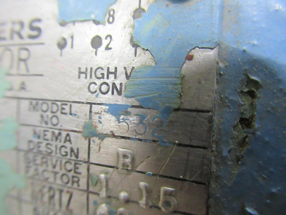 Used ROPER FLUID GEAR PUMP 17 K 15 3 HP MOTOR 230/460 VOLTS 1760 RPM 182TC FRAME