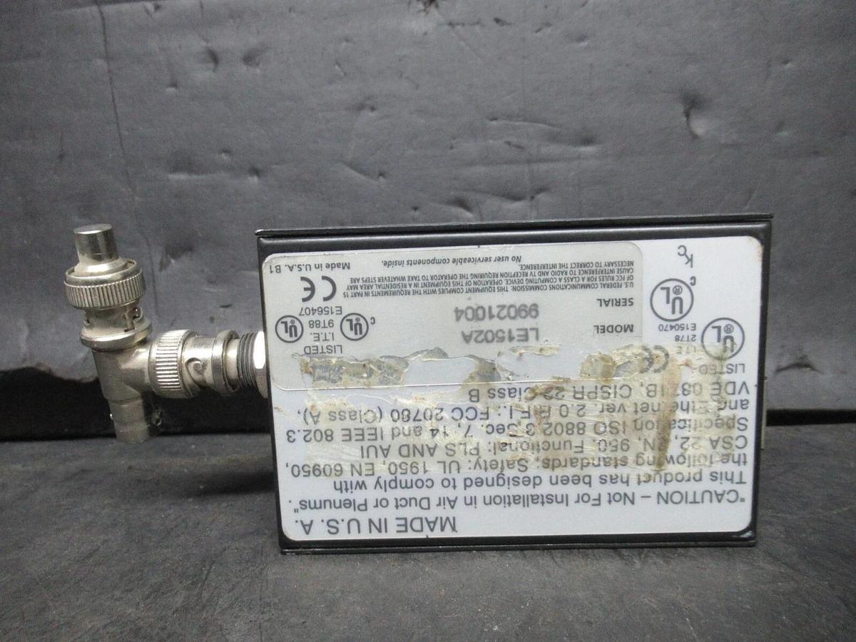 Used BLACK BOX CROSSOVER MEDIA CONVERTER LE1502A 12 VDC @ 1 AMP **WARRANTY**