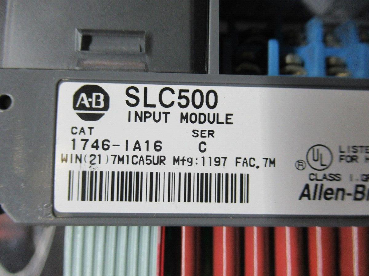 ALLEN BRADLEY SLC-500 INPUT MODULE 1746-IA16 SER. C *NEW SURPLUS*