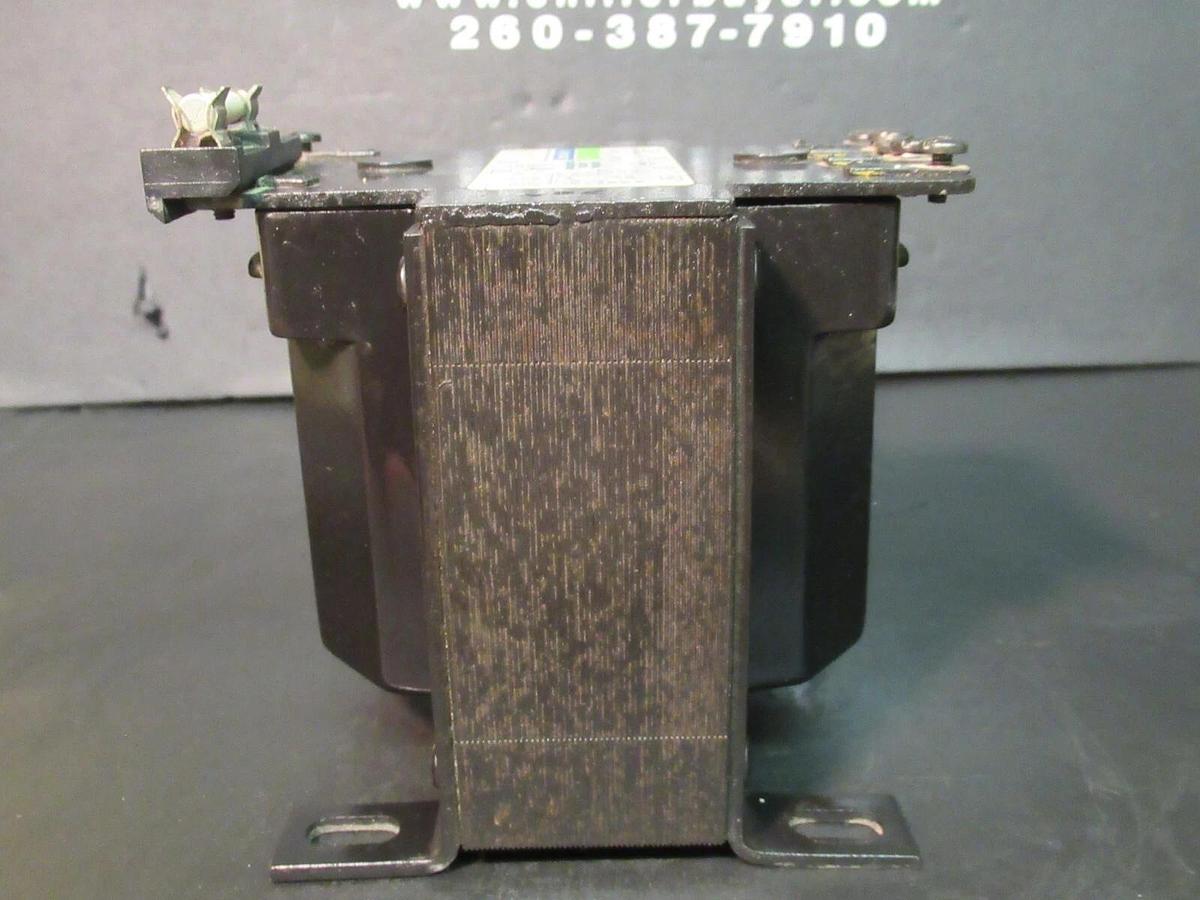 Used GENERAL SIGNAL HEVI-DUTY TRANSFORMER E380 0.38 KVA 240/480 VAC 60 HZ