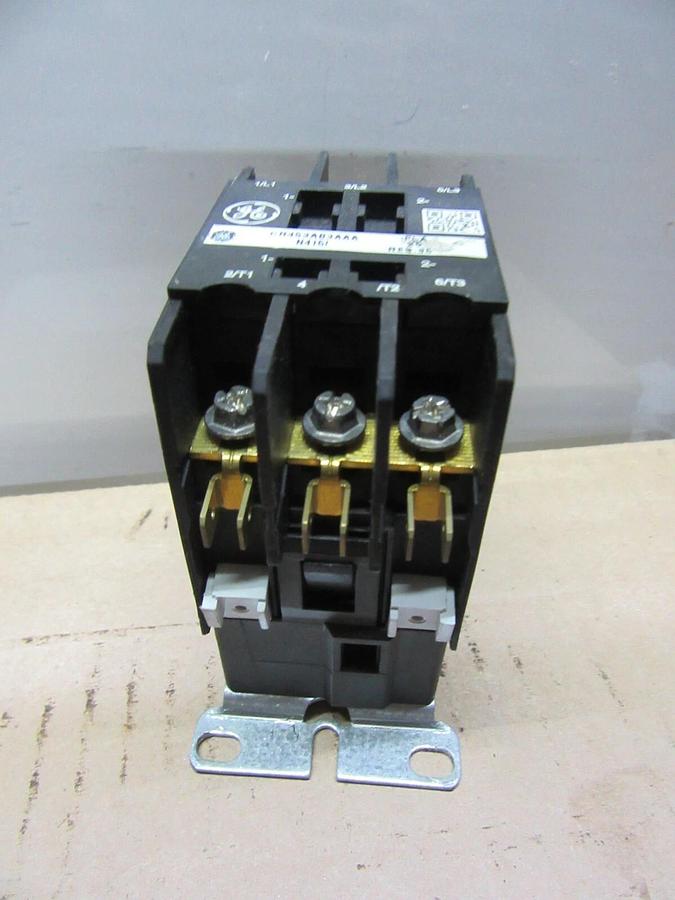 Used GE CONTACTOR CR453AB3AAA 25 AMP 600 VAC 3-POLE 3-PHASE COIL: 120 VAC