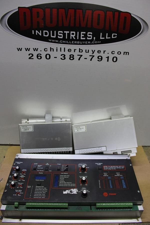 Used TRANE CHILLER CONTROL MODULE X13650345-05 W/ X13650307-01 & X13650344-01