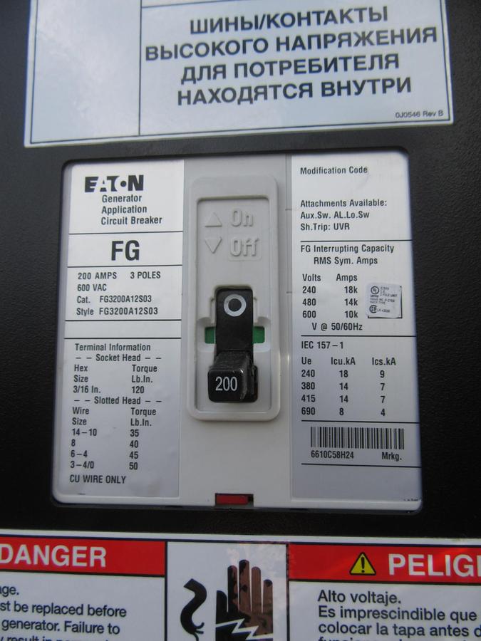Used 50 KW DIESEL GENERATOR GENERAC 120/240V FPT BRAND NEW SOUND ENCLOSED VIDEO 50 KW