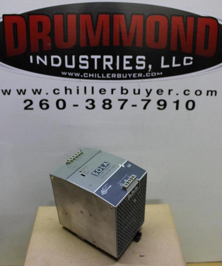 Used EMERSON SOLA POWER SUPPLY SDN-20-24-100C PH13110074 500 VDC 0.2 AMP **WARRANTY**