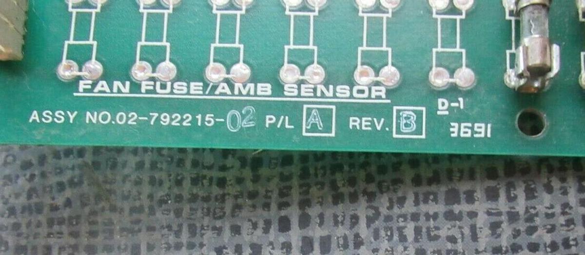 Used LIEBERT FAN FUSE / AMP SENSOR CIRCUIT BOARD 02-792215-02 **WARRANTY INCLUDED**