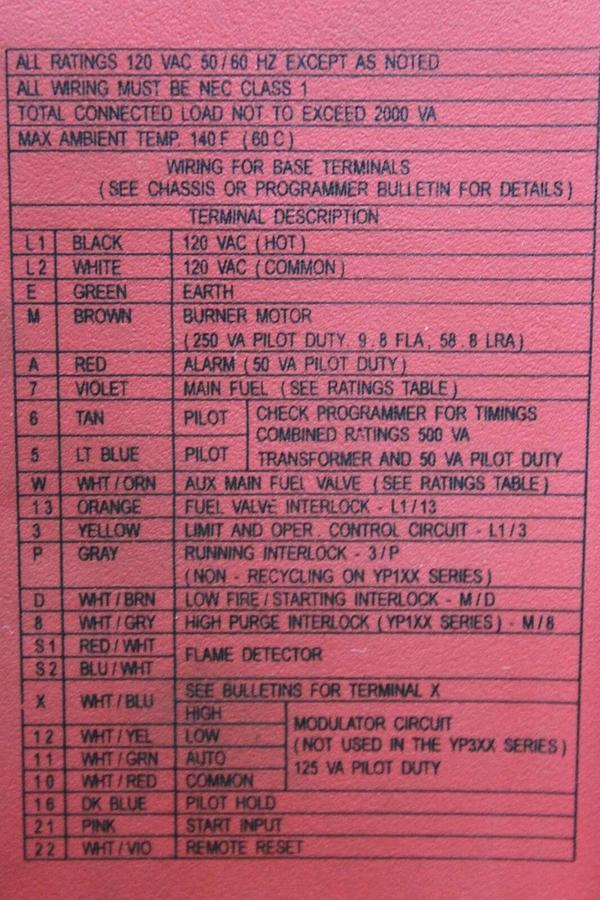 Used FIREYE BURNERLOGIX PRIMARY SAFETY CONTROL YB110UV BLL510 120 VAC *WARRANTY*