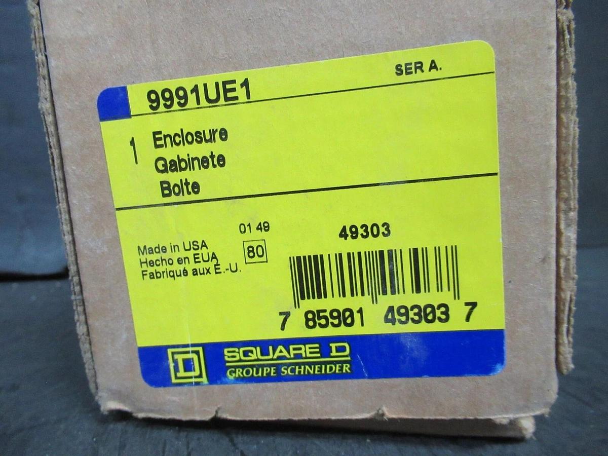 NEW SURPLUS SQUARE D UNIVERSAL ENCLOSURE 9991UE1 NEMA 1 **WARRANTY**