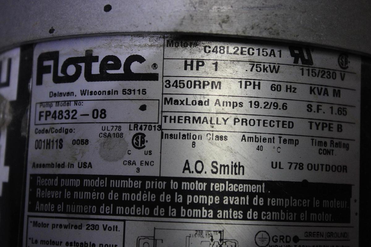 Used ARMSTRONG WEG W22 DUAL ARM CENTRIFUGAL PUMP 230/460V 5.5 kW 213JM 751169-381