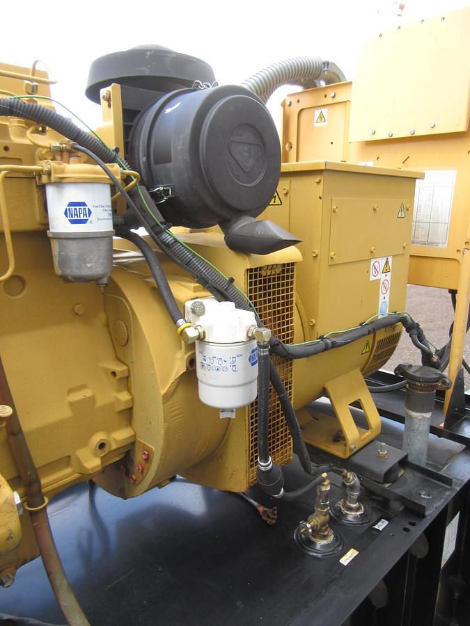 Used 60 KW DIESEL GENERATOR OLYMPIAN 120/240V CAT PERKINS 564 HRS VIDEO WE SHIP!