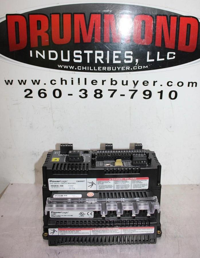 SQUARE D POWERLOGIC CIRCUIT MONITOR CM4000T 277 VAC 50 VA W/ CVMT