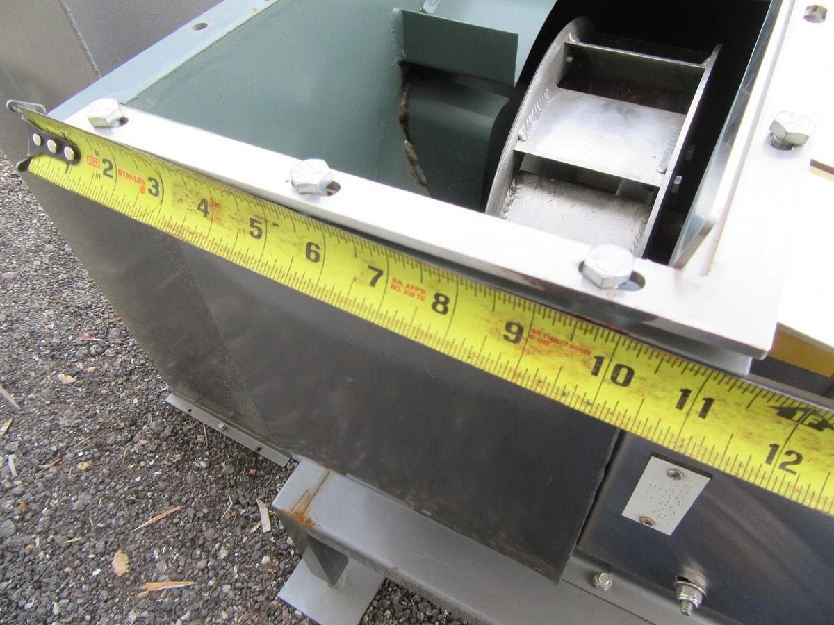 Used 5 HP 12" NEW YORK BLOWER GENERAL PURPOSE FAN 123 ACF 208 - 230/460 VAC 3 PH 3450