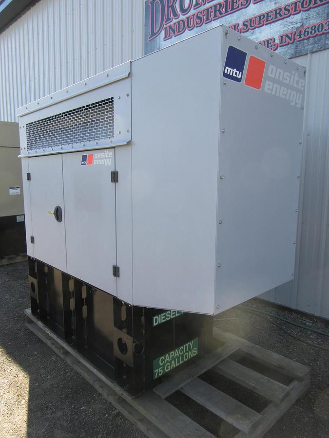 Used 20 KW DIESEL GENERATOR MTU 120/240 V 4LE1 ISUZU SOUND ENCLOSED 96 HRS  VIDEO