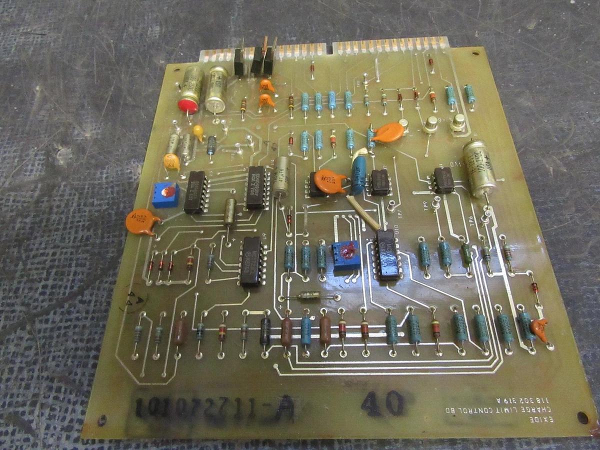Used EXIDE CHARGE LIMIT CONTROL BOARD 118-302-319 A 101072711-A **WARRANTY**