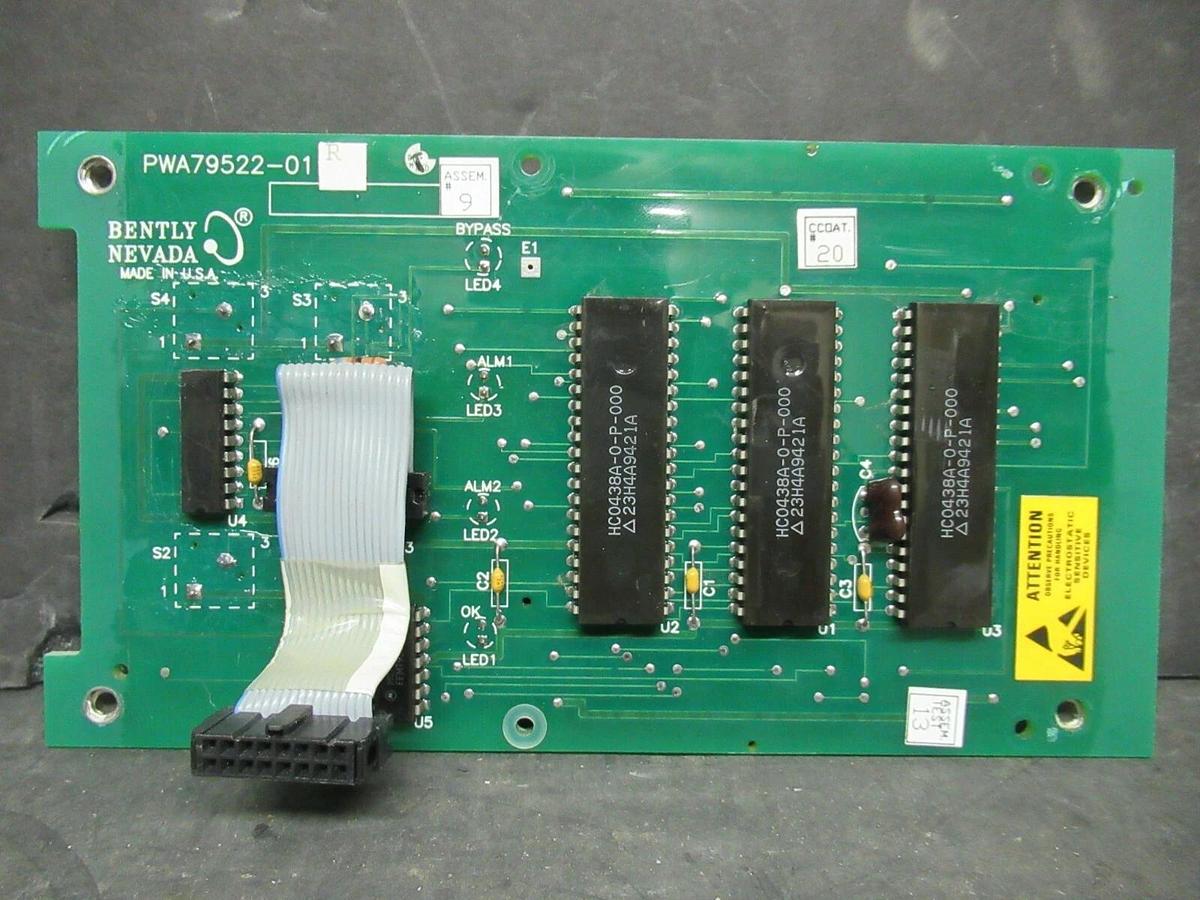 Used BENTLY NEVADA BOARD PWA79522-01R / PWB79524-01A