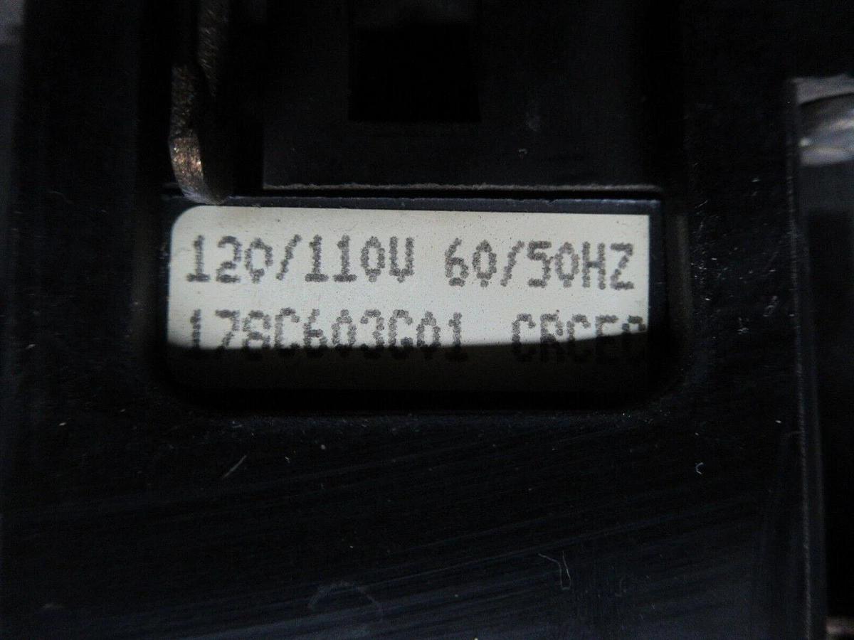 Used CUTLER-HAMMER INDUSTRIAL CONTROL RELAY BF22F 600 VOLT 10 AMP COIL: 120 V