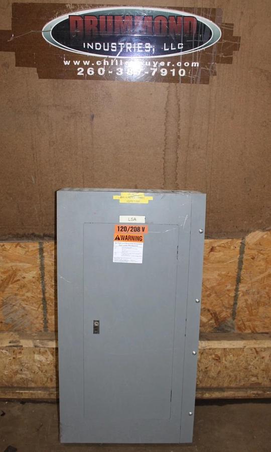 Used SQUARE D TYPE 1 NF MAIN SERVICE PANEL 12106793820100001 125 AMP 30-SLOT 240V