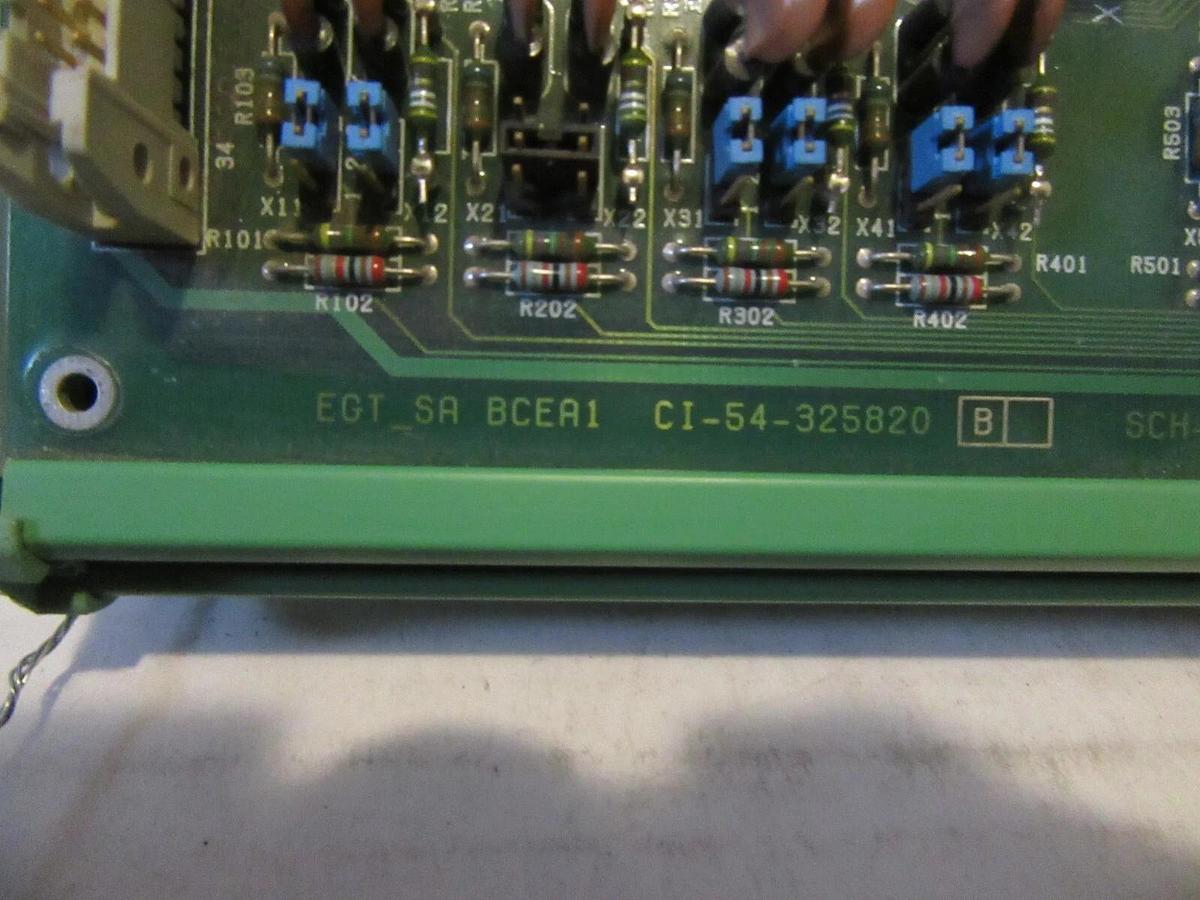 Used GE / WOODWARD / ALSTOM CI-54-325820 REV B CIRCUIT BOARD MODULE SCH-54-325821