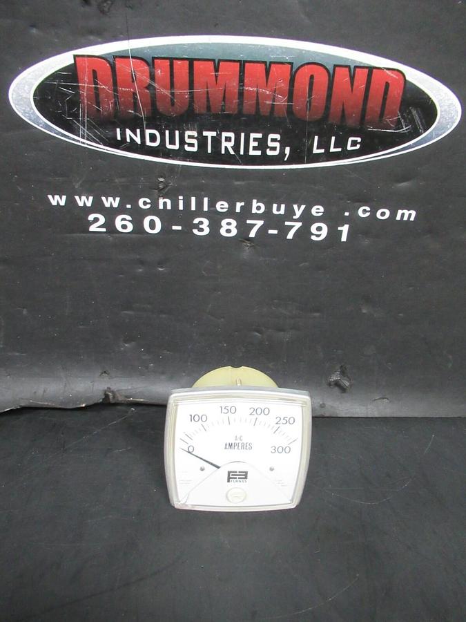Used FURNAS AC AMPERAGE METER 3308 TYPE: 016/02 0-300 AMPERES **WARRANTY**